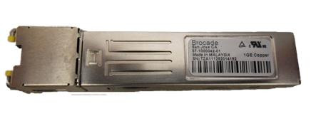 57-1000042-01 - Brocade 1Gbps 1000Base-T SFP Transceiver for 7800 Switch