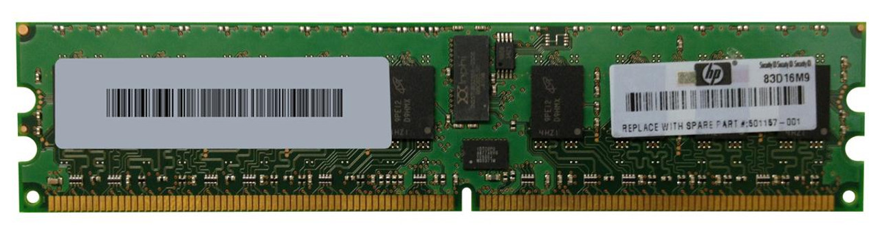 501157-001 - HP 2GB PC2-6400 DDR2-800MHz ECC Registered CL6 240-Pin DIMM Single Rank Memory Module