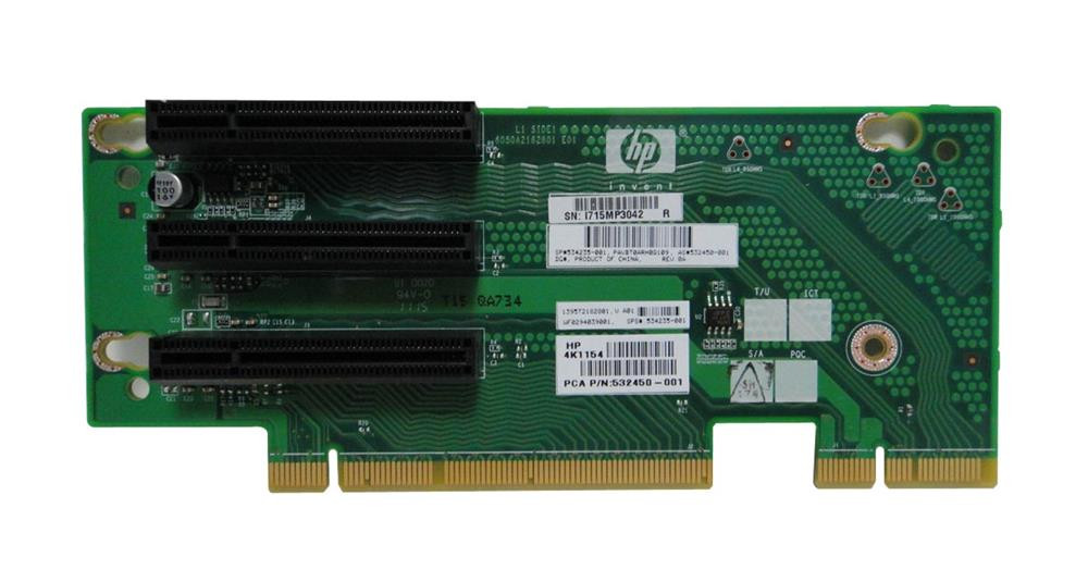 532450-001 - HP 3 PCI-Express X8 Riser Card for H X1600 Network Storage System