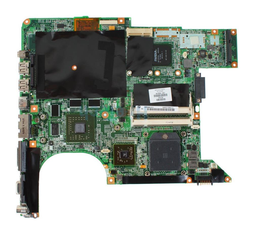 441534-001-R - HP System Board (MotherBoard) Full-Featured with High Definition Multimedia Interface HDMI support for Pavilion DV9000 Series Notebook PC