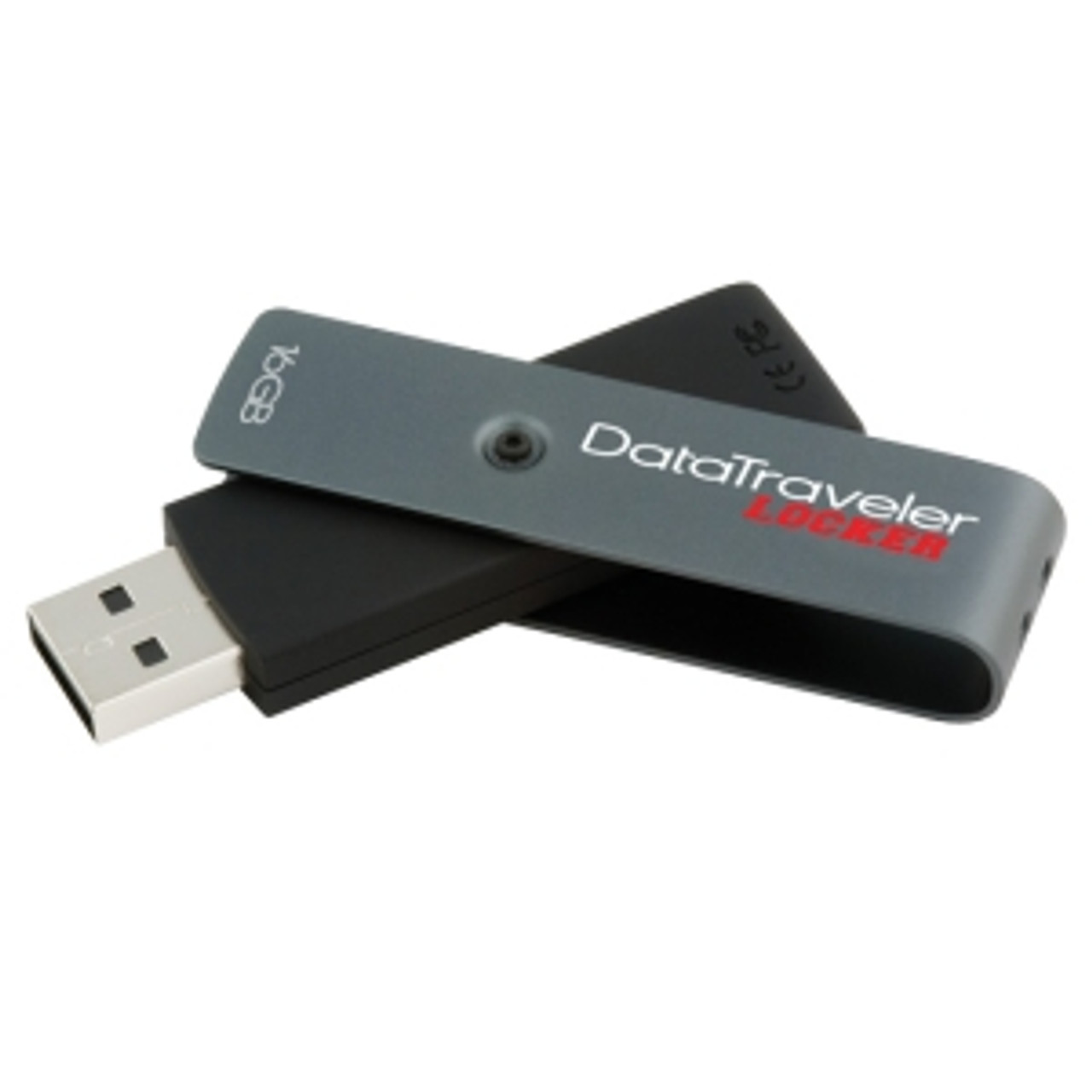 DTL+/16GB - Kingston 16GB DataTraveler Locker USB 2.0 Flash Drive - 16 GB - USB - External