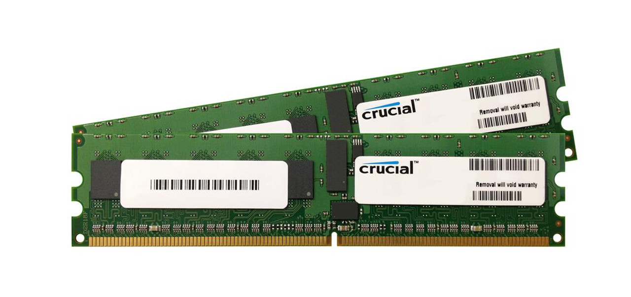 CT917895 - Crucial 8GB Kit (2 X 4GB) PC2-6400 DDR2-800MHz ECC Registered CL5 240-Pin DIMM Memory for HP/Compaq ProLiant DL185 G5 Server