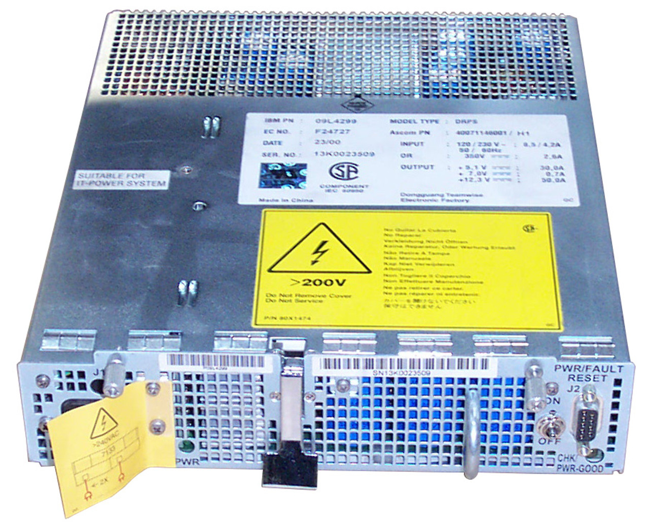 44X0381 - IBM 920-Watts REDUNDANT Power Supply PLUG IN Module for xSeries X3400/3500