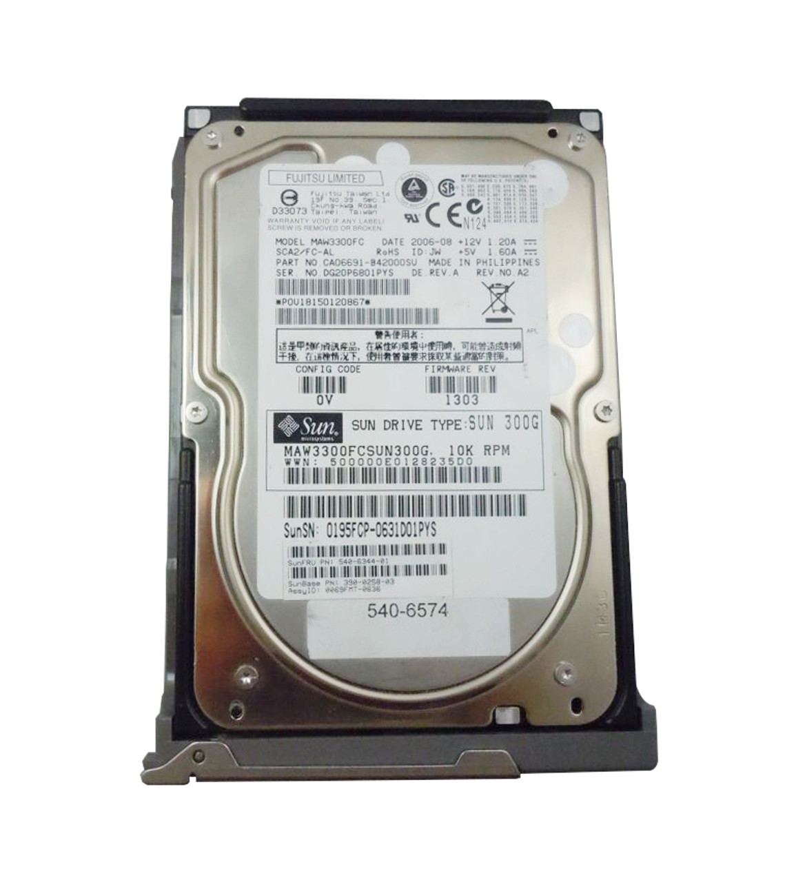 5406574-02 - Sun 300GB 10000RPM Fibre Channel 2GB/s 8MB Cache 3.5-inch Hard Drive for Sun StorEdge 6020/6120 Array 5406574-02 - Sun 300GB 10000RPM Fibre Channel 2GB/s 8MB Cache 3.5-inch Hard Drive for Sun StorEdge 6020/6120 Array
