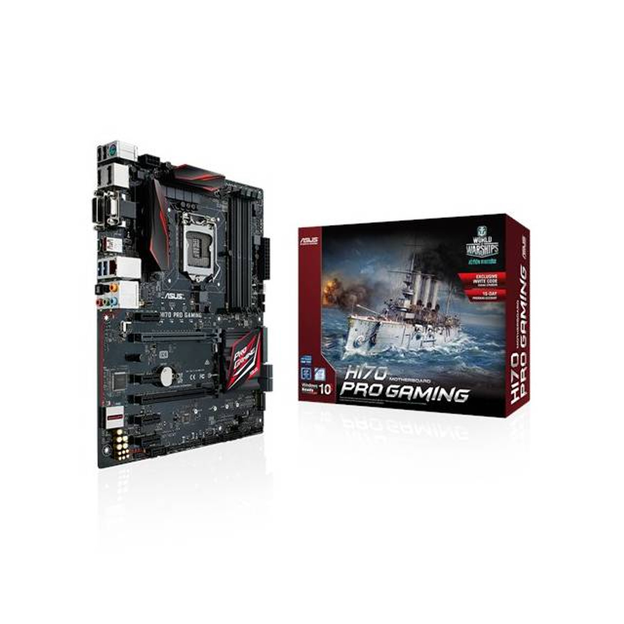 Asus H170 PRO GAMING LGA1151/ Intel H170/ DDR4/ Quad CrossFireX/  SATA3&USB3.1/ M.2&SATA Express/ A&GbE/ ATX Motherboard