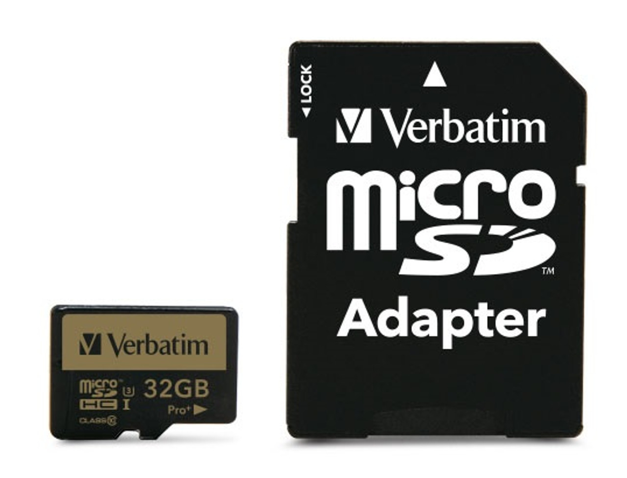 Verbatim Pro+ 32GB MicroSDHC UHS-I Class 10 memory card