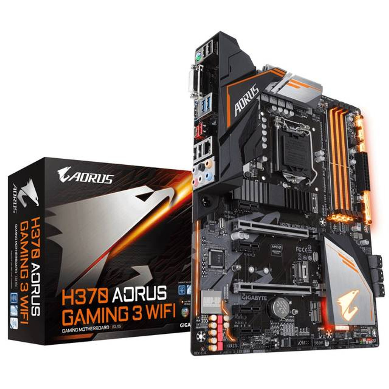 GIGABYTE H370 AORUS GAMING 3 WIFI LGA1151/ Intel H370/ DDR4/ Quad CrossFireX/ SATA3&USB3.1/ M.2/ WiFi