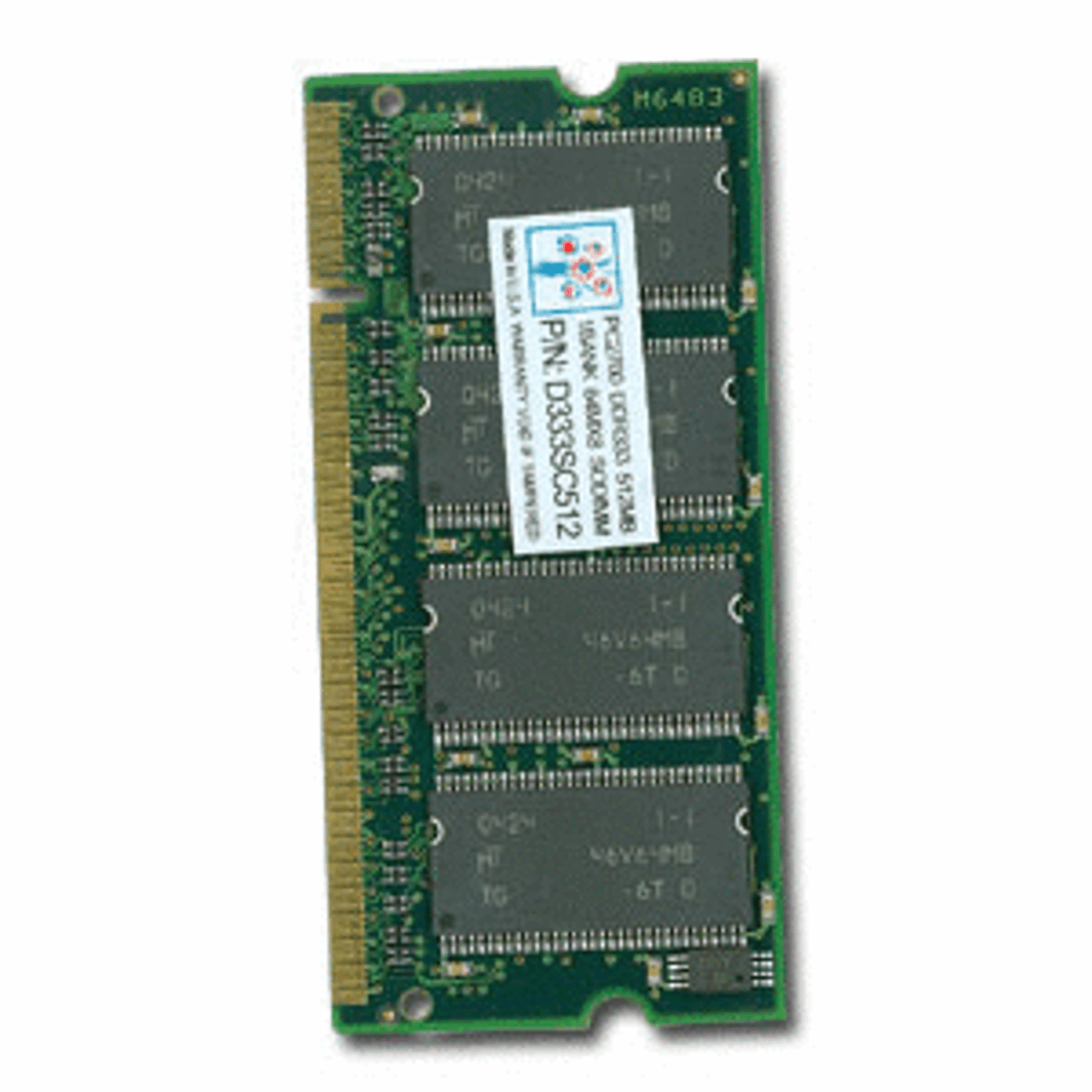 Super Talent D333 SODIMM 512MB/64X8 Notebook Memory