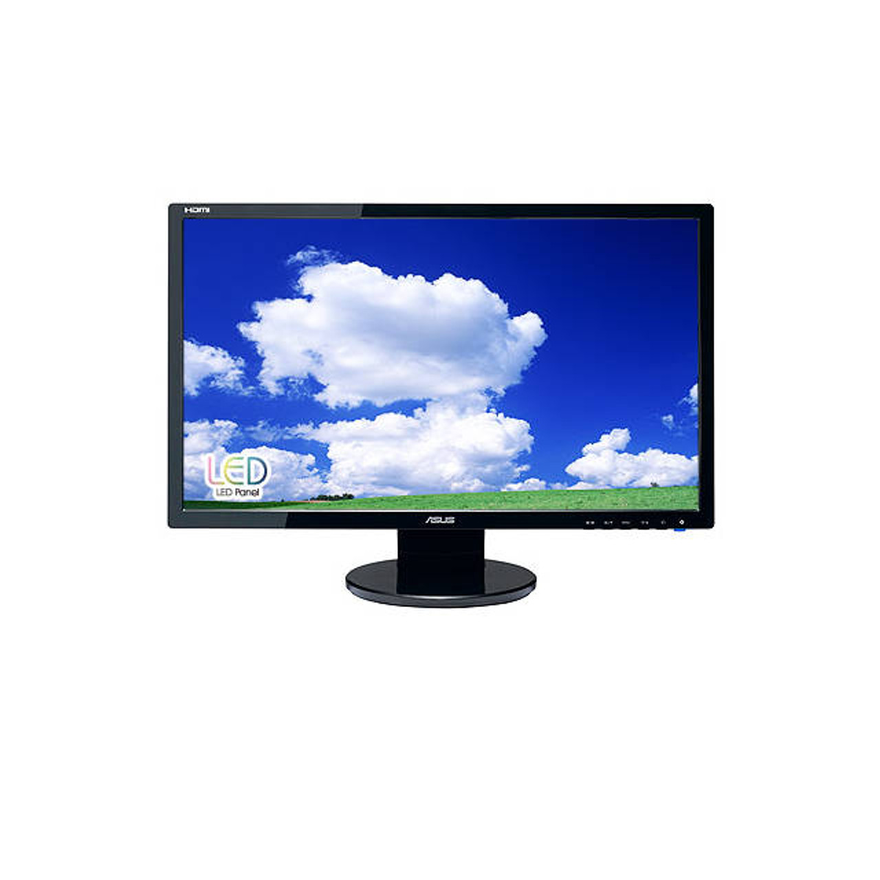 Asus VE248H 24 inch WideScreen 2ms 10,000,000 :1 VGA/DVI/HDMI LCD Monitor w/ Speakers (Black)