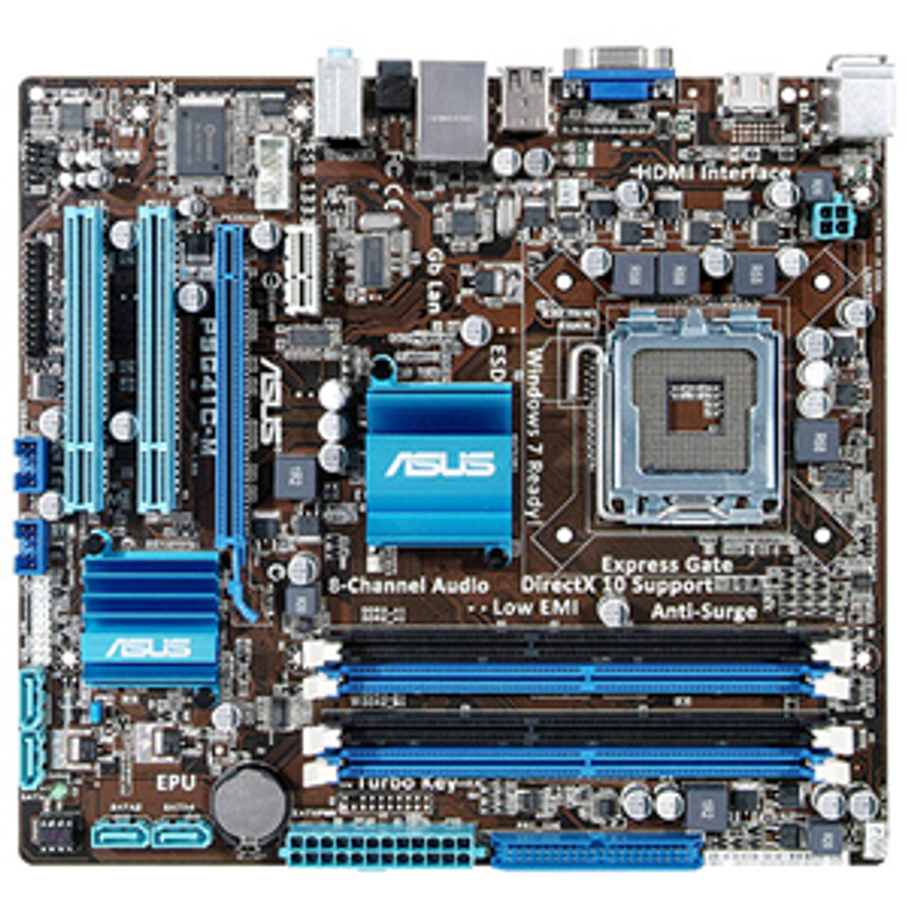 P5G41C-M - ASUS Intel G41 Chipset Core 2 Quad/ Core 2 Extreme/ Core 2 Duo/  Pentium Dual-Core/ Celeron Dual-Core/Celeron Processors Support Socket