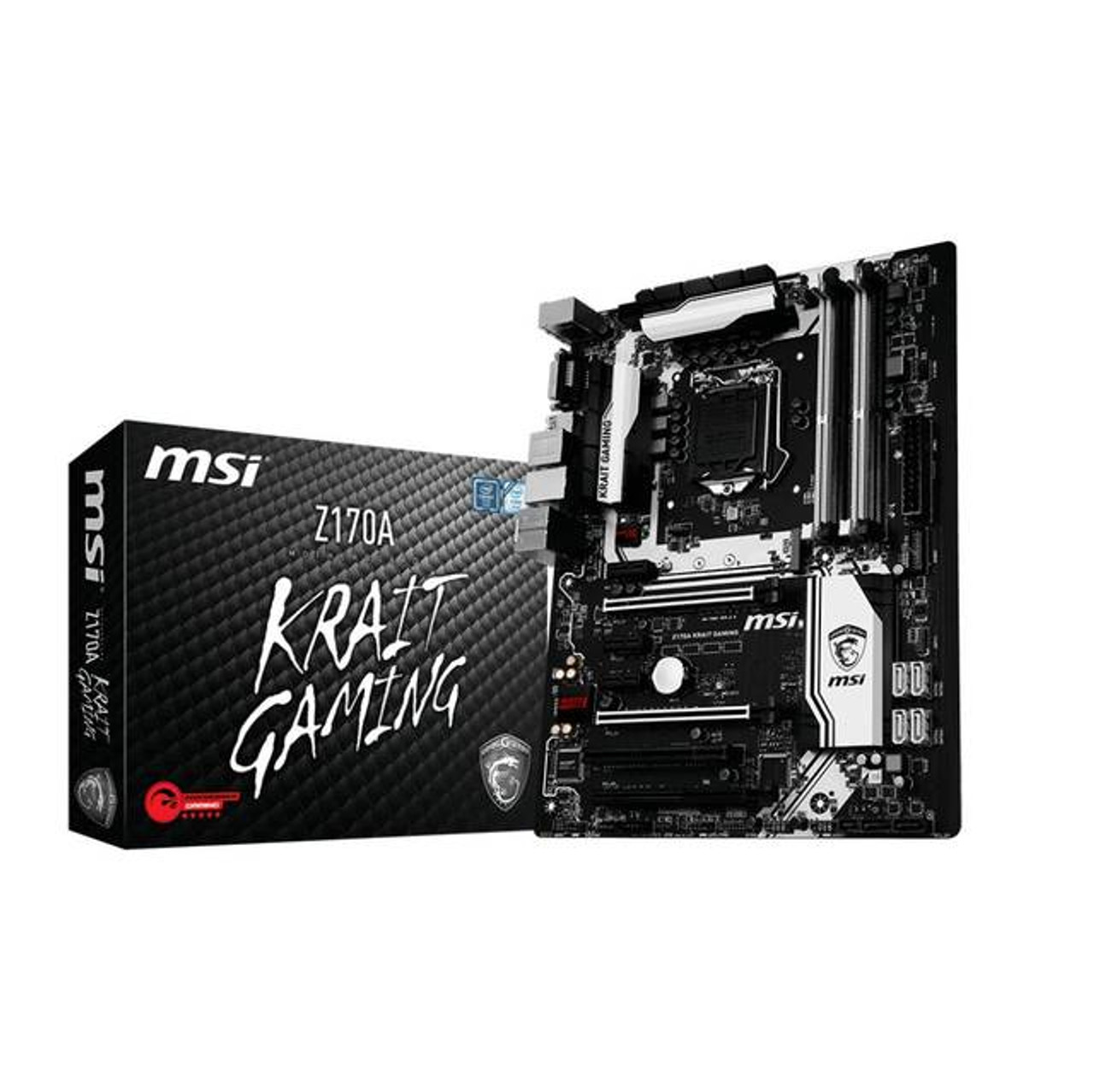 MSI Z170A KRAIT GAMING LGA1151/ Intel Z170/ DDR4/ 3-Way CrossFireX & 2-Way SLI/ SATA3&USB3.1/ M.2&SATA Express/ A&GbE/ ATX Motherboard