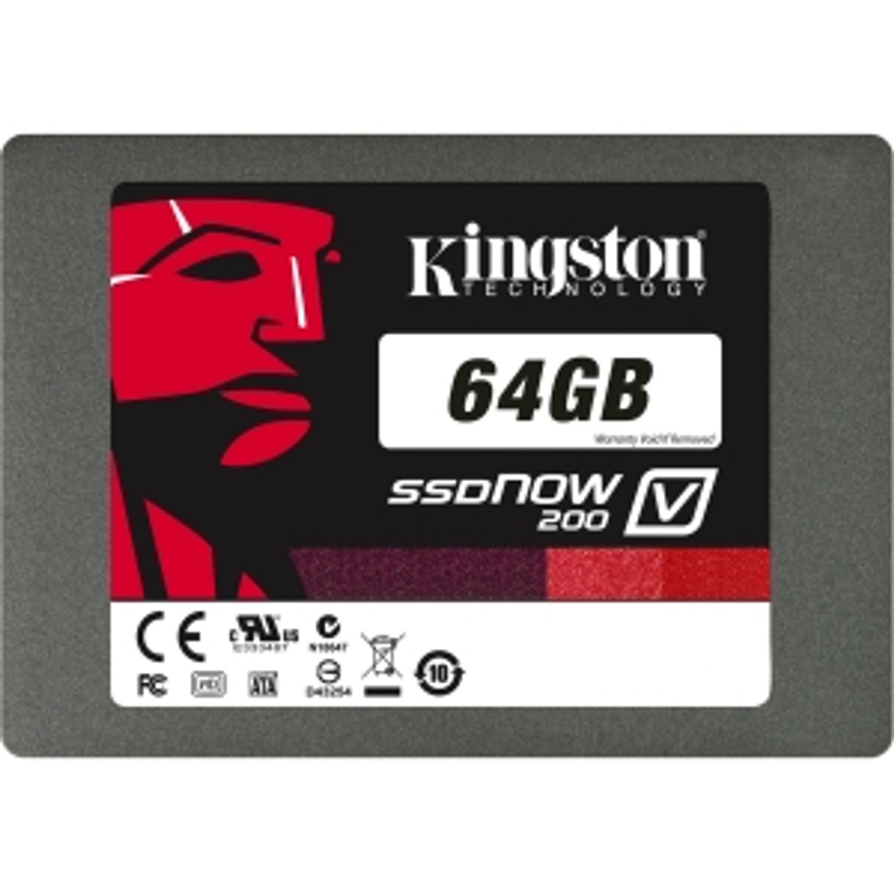 SV200S3N7A/64G - Kingston SSDNow V200 64 GB Internal Solid State Drive - 1 Pack - 2.5 - SATA/600