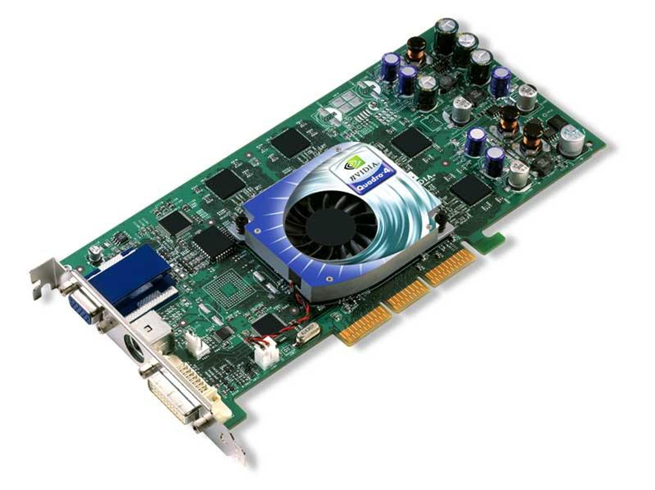 180-10080-0000-A04 - nVidia Quadro4 750 XGL 64MB AGP 4X VGA/ DVI/ S-Video Outputs Video Graphics Card