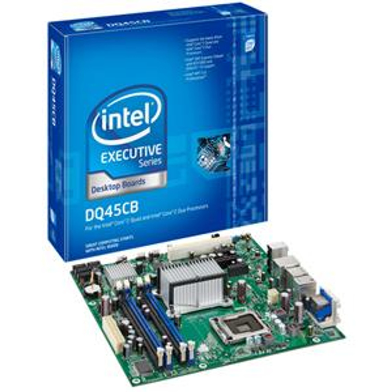 BLKDQ45CB | Intel DQ45CB Desktop Micro ATX Intel Q45 Express Chipset Socket  T LGA-775 Motherboard 1x Processor Support (Refurbished)