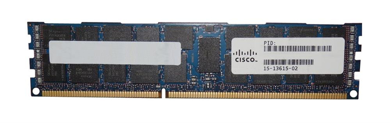 15-13615-02 - Cisco 16GB PC3-12800 DDR3-1600MHz ECC Registered CL11 240-Pin DIMM 1.35V Low Voltage Dual Rank Memory Module