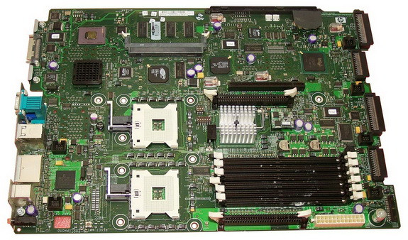 347882-001 - HP System I/O Board (MotherBoard) Supports Dual Processor 800Mhz FSB for HP ProLiant ML370 G4 Server