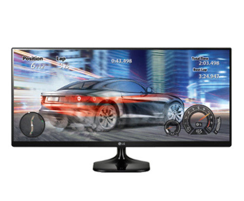 LG 25UM58 25" Full HD IPS Black computer monitor
