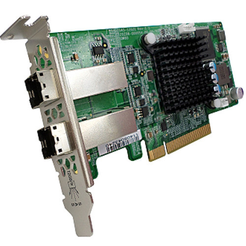 QNAP SAS-6G2E-U Dual-Port SAS 6Gbps Storage Expansion Card for A01 Series Rack Mount Model, w/ Low-profile Bracket