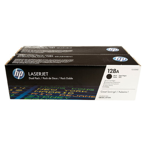 CE320AD - HP 128A Toner Cartridge Black Laser 2000 Page 2 / Box