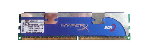 KHX6400D2LLK2/2G - Kingston 2GB Kit (2x1GB) PC2-6400 DDR2-800MHz non-ECC 240-Pin DIMM Memory