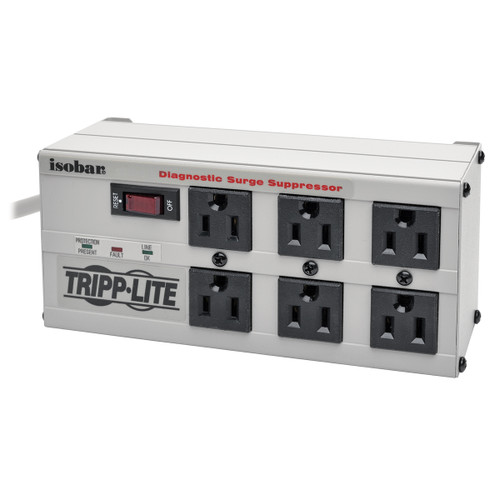 Tripp Lite ISOBAR6 6AC outlet(s) 120V 1.8m Black surge protector