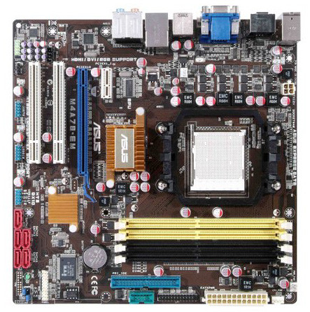 M4A78LT-M/CM1630/DP - ASUS Essentio Cm1630-05 Socket Am3 System Board W/o CPU (Refurbished)