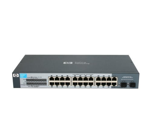 Part No:J9561-61002 -HP ProCurve 1410-24G Gigabit Ethernet Switch 24-Port 24 10/100/1000Base-T + 2 x SFP (mini-GBIC)