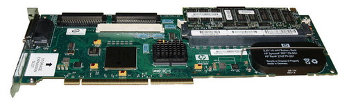 273915-B21T-REF - HP Smart Array 6402 Dual Channel PCI-X 133MHz Ultra320 RAID Controller Card with 128MB Battery Backed Write Cache (BBWC)