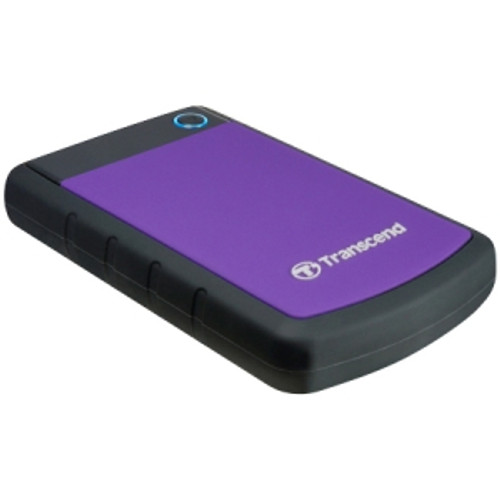 TS500GSJ25H2P - Transcend StoreJet 25H2P 500 GB 2.5 External Hard Drive - Purple - USB 2.0 - SATA - 5400 rpm - 8 MB Buffer