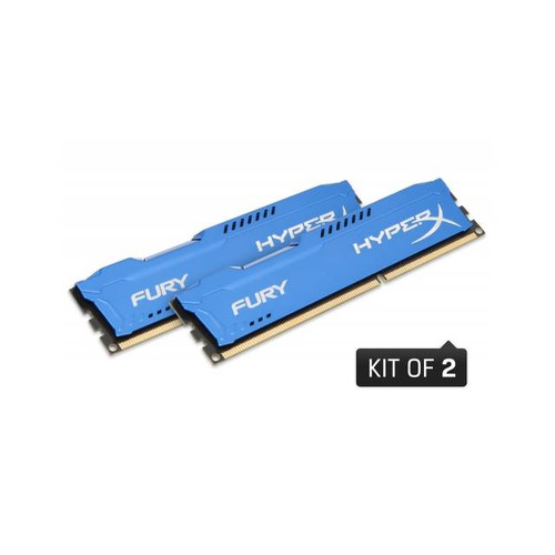 Kingston HyperX FURY Blue HX318C10FK2/16 DDR3-1866 16GB(2x8GB)/1Gx64 CL10 Memory Kit