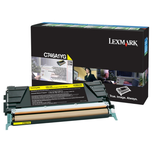 Lexmark C746A1YG Toner yellow, 7K pages