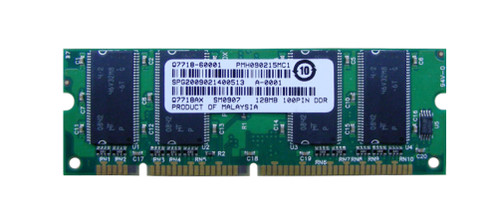 Q7718-67951 - HP 128MB PC2100 DDR-266MHz non-ECC Unbuffered CL2 100-Pin SoDimm Memory Module for LaserJet 2400/4250/4350/5200/9050 Series Printers