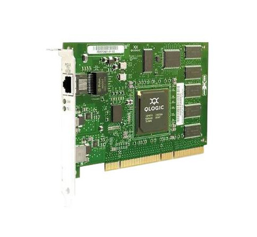 QLA4010 - QLogic ISCSI 1GB Single -Port 133MHz 64-bit PCI-X Fibre Channel Host Bus Adapter