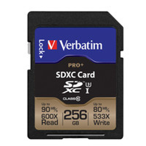 Verbatim ProPlus 256GB SDXC UHS-I Class 10 memory card