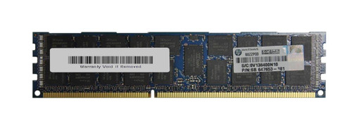 647653-081 - HP 16GB PC3-10600 DDR3-1333MHz ECC Registered CL9 240-Pin DIMM 1.35V Low Voltage Dual Rank Memory Module