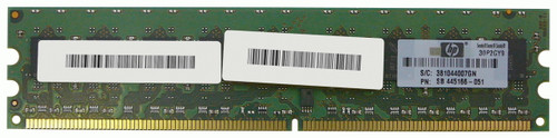 445166-051 - HP 1GB 800Mhz PC2-6400 Cl6 ECC Rohs DDR2 SDRAM Dimm Memory for Proliant Server Ml110 G5