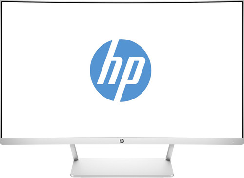 HP 27 Curved Display 27" Full HD VA Silver, White computer monitor