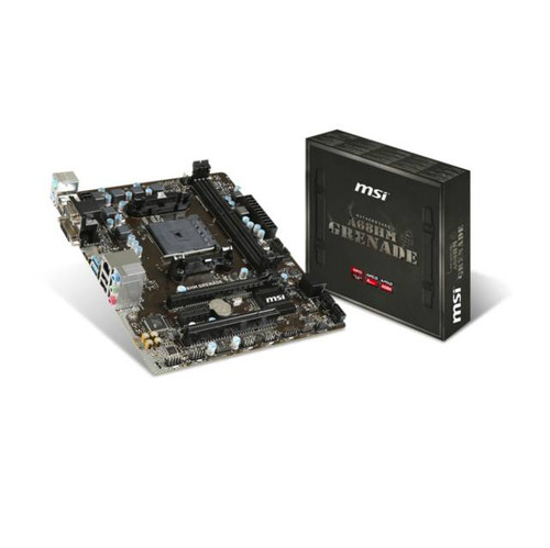 MSI A68HM GRENADE Socket FM2+/ AMD A68H/ DDR3/ SATA3&USB3.0/ A&GbE/ MicroATX Motherboard