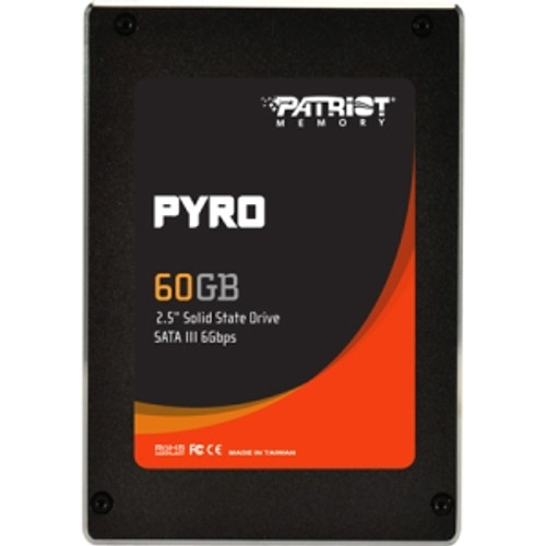 Part No:PP60GS25SSDR - Patriot Memory Pyro PP60GS25SSDR 60 GB Internal Solid State Drive - 2.5 - SATA/600