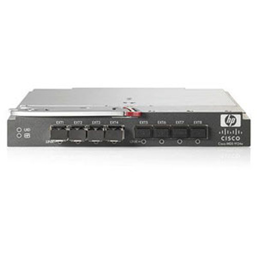 AG642A - HP MDS 9124e Fabric Switch 24 Ports 4Gb Fibre Channel + 4 x SFP (empty) + 4 x SFP Rackmountable