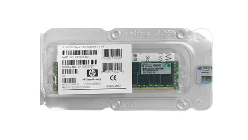 672612-081 - HP 16GB PC3-12800 DDR3-1600MHz ECC Registered CL11 240-Pin DIMM Dual Rank Memory Module