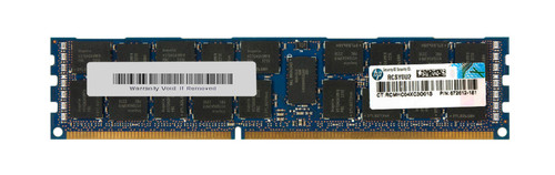 672612-181 - HP 16GB PC3-12800 DDR3-1600MHz ECC Registered CL11 240-Pin DIMM Dual Rank Memory Module