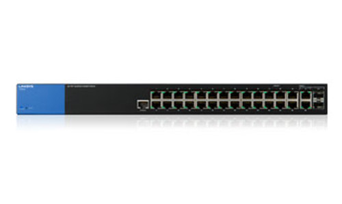 Linksys LGS528 Managed network switch L2/L3 Gigabit Ethernet (10/100/1000) 1U Black network switch