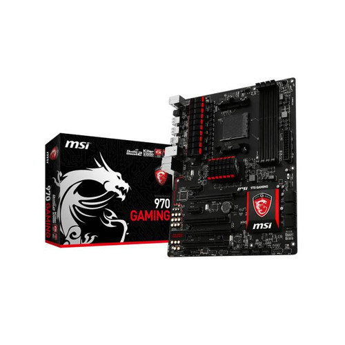 MSI 970 GAMING Socket AM3+/ AMD 970/ DDR3/ 2-Way CrossFireX & 2-Way SLI/ SATA3&USB3.0/ A&GbE/ ATX Motherboard