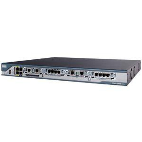 CISCO2801-ADSL/K9 - Cisco 2801 Router with ADSL over POTS Bundle 4 x Expansion Slot 2 x PVDM 2 x 10/100Base-TX LAN 1 x USB (Refurbished)