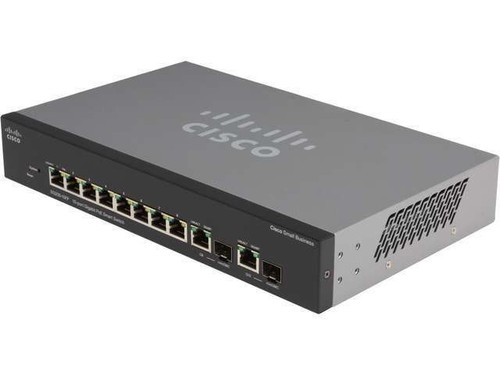 Cisco Small Business SG200-10FP Managed network switch L2 Gigabit Ethernet (10/100/1000) Power over Ethernet (PoE) Black