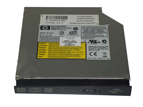 446501-001 - HP 8x DVD+R/RW Super Multi Double-Layer Dual Format LightScribe IDE Optical Drive for HP Pavilion DV6000 Series Notebook 446501-001 - HP 8x DVD+R/RW Super Multi Double-Layer Dual Format LightScribe IDE Optical Drive for HP Pavilion DV6000 Series Notebook