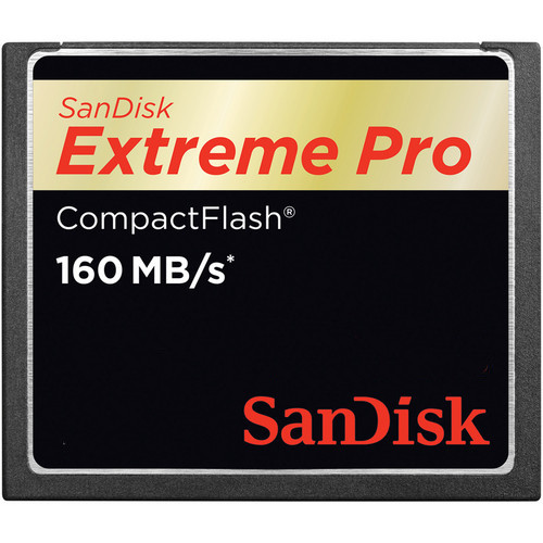 Sandisk 256GB Extreme Pro CF 160MB/s 256GB CompactFlash memory card