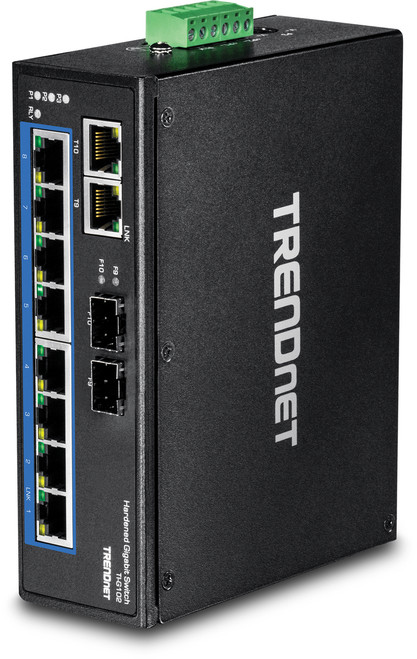 Trendnet TI-G102 Gigabit Ethernet (10/100/1000) Black network switch