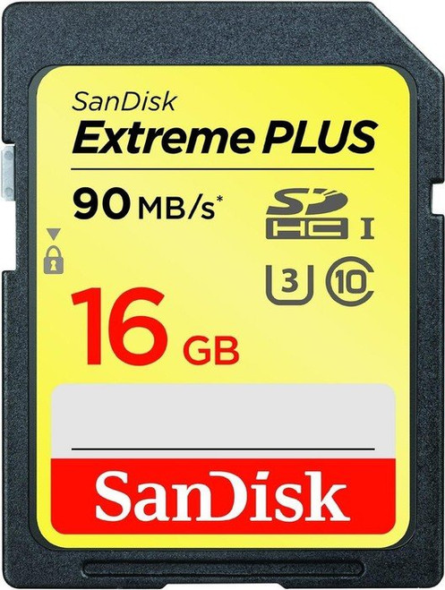 Sandisk 16GB Extreme Plus SDHC U3/Class 10 2-pack 16GB SDHC UHS-I Class 10 memory card